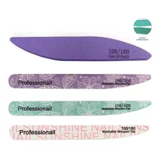 Limas Profesionales Para Manicura 4 Pz