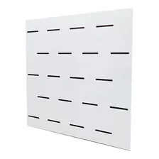 Panel Ranurado Qatari 90x60 - Nuevo Modelo Ofertón - Blanco