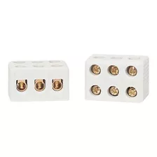 Conector De Porcelana 16mm² 68a / 600v, 3pólos - 5 Unidades