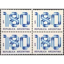 Argentina, Cuadro Gj 1861 Cinta 180p Mate Ph 79 Mint L11126