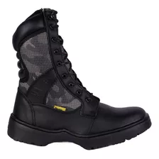 Bota Industrial Fratello Negro Para Hombre 4075 C/acero