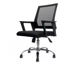 Silla De Escritorio Mde Con Brazos Ergonómica Tela Mesh