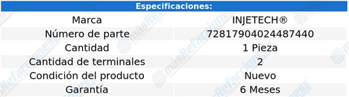 Inyector Combustible Sx4 L4 2.0l De 2007 A 2010 Injetech Foto 4