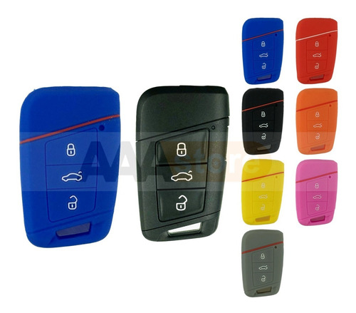 Funda Silicon Protector Llave De Presencia Volkswagen Jetta