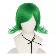 Peluca Verde Cosplay Tatsumaki / One Punch / Anime / Disfraz