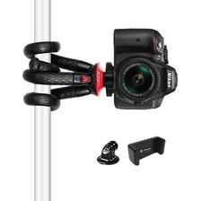 Tripé Compact Flexível Leve P/ Dslr Mirroless Celular Gopro 