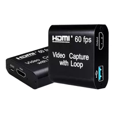 Capturadora Video Streaming Usb Hdmi 4k 2k Consolas Tv Box