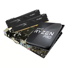 Kit Upgrade Gamer Ryzen 3 Pro 3200ge+vega 8+8gb Ddr4 Hyperx!