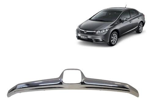 Friso Grade Dianteira Cromado Honda Civic 12/16 Hn5101 - Honda - Código 180368345024