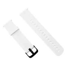 Pulseira Silicone Gold Compatível Amazfit Bip S A1821 20mm Cor Branco