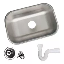 Cuba Pia Inox N1 46x30x17 - 304 Acetinada - Tecnocuba