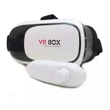 Óculos Vr Box Realidade Virtual 3d Celular Jogos + Controle