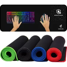 Mousepad Gamer 80x30 Grande Tecido Premium E Borda Costurada