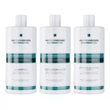 Kit Cabelo C/ Cachos Linha Curl Control American Desire 3x1l