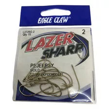 Anzuelos Gold Eagle Claw Pesca Pejerrey L2726g Forjado Ojal