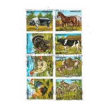 Paraguay´76 Animales De Granja Serie Comp 1499/503 Ae729/31 