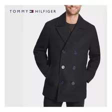 Sobretodo Marine Tommy Hilfiger Azul Oscuro Usado Buen Estad