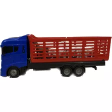 Caminhão De Brinquedo Transporte Animal Boiadeiro Carreta