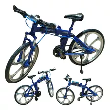 Bicicleta Miniatura Mb Dobrável 1:10 Em Metal Ciclismo