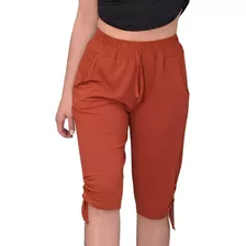 Bermuda Capri Feminina Viscolycra Skinny