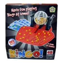 Juego De Bingo Con Balotera Familiar