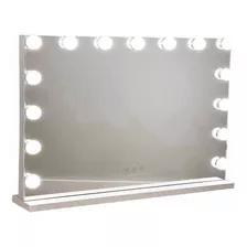 Espejo Maquillaje Luces Led 64,5cm X 52,3cm X 13,5cm