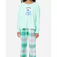 Pijama Invierno Frisado Justice Original Usa
