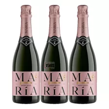 Espumante Maria Codorniu Brut Rose Pack X3 Unidades