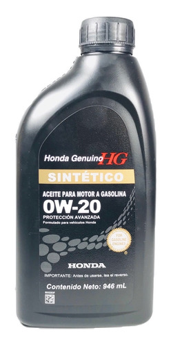 3 Lts Aceite Sintetico Original Y Filtro Para Autos Honda Foto 3