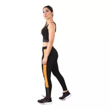 Conjunto Fitness Calça Legging E Cropped Com Elástico