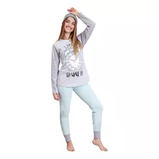 Pijama Remera Y Pantalón Jersey Invierno Art 362 Georgette