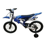 Bicicleta Nueva Moto Bike Kamikaze Rin 16 Azul+envio Gratis
