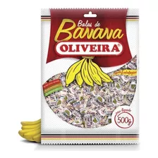 Bala De Banana Oliveira Pacote 500g