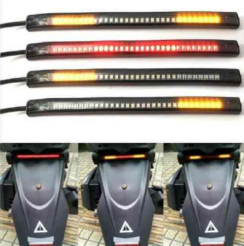 Stop Tira 48 Led Universal Motocicleta Bober Cafe Deportiva Foto 4