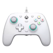 Controle Com Fio Gamesir G7 Se Com Hall Effect Para Xbox One X S Pc - Cor Branco, Sticks Anti-drift, 2 Botões Adicionais Customizáveis, Software Gamesir Nexus, Saída De Som Jack 3.5mm Com Botão Mute