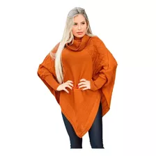 Sobretudo De Inverno Blusa Térmica Feminina Tricô Grosso