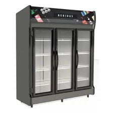 Refrigerador/expositor Vertical As-3/b Auto Serviço 3 Portas