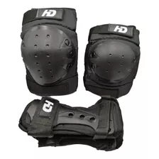 Set De Protecciones Hd Rodilleras Coderas Muñequeras Patines