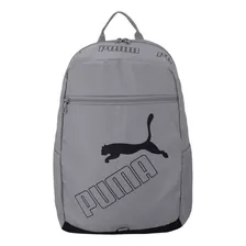 Mochila Phase Backpack Ii 21l Cor Concrete Gray Desenho Do Tecido Liso Puma
