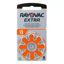 Pilas Audifono 13 Rayovac Extra Pr48 Pack X 40 Unidades Bp8