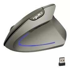 Mouse T22 Vertical Sem Fio De 2,4 Ghz 2400dpi-cinza