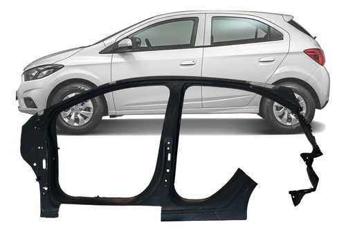 Retalho Lateral Esquerdo Chevrolet Onix 13/19 SM19 - Chevrolet - Código 180368344750