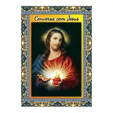 1000 Santinho Conversa Com Jesus Milheiro - 7x10 Cm