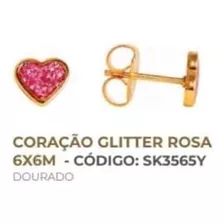 Brinco Studex Sensitive Kids Coração Rosa 6mm Sk3565