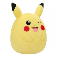 Pelucia Squishmallows Pikachu Pokemon 30cm Sunny 3696