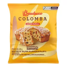 Mini Colomba Pascal Bolo De Páscoa Frutas Bauducco 80g