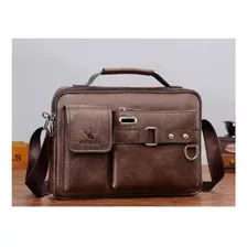 Bolso De Cuero Para Hombre, Bolsa Ejecutiva De Poliuretano,