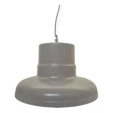 Lustre Italiano Pendente Lucente Antilla Cinza 40cm Led E27 