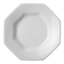 Prato Fundo Porcelana Schmidt Prisma 24cm Branco 1ª Linha