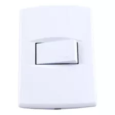 Llave De Luz Armada Sica Life Pulsador Blanco Timbre Corriente Nominal 10 A Voltaje Nominal 220v